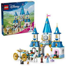 LEGO LEGO® ǀ Disney 43275 Popelčin zámek a kočár s koňmi