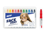 Barvy na obličej 12ks