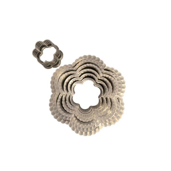 Dortisimo Cesil Sada vykrajovátek Květiny vroubkované (7 ks)