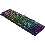 Razer BlackWidow V4 X Green Switch černá / Herní klávesnice / mechanická / Razer green / USB / US Layout (RZ03-04700100-R3M1)