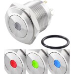 TRU COMPONENTS TC-GQ16F-10D/42RGB/, TC-7494608 tlačítkový spínač antivandal, 16 mm, 48 V/DC, 2 A, 1 ks