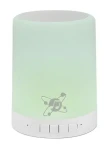 Manhattan Sound Science LED bílá / Bluetooth reproduktor / 3 W / LED podsvícení / microSD / výdrž 5 h (165259)