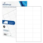 MediaRange Etikety 70x37mm bílé / Etikety / A4 / permanentní lepení / matný povrch / Laser/Inkjet / 1200 ks (MRINK149)