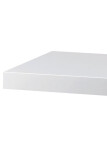 Polička nástěnná 90 cm, MDF, barva bílý mat, baleno v ochranné fólii