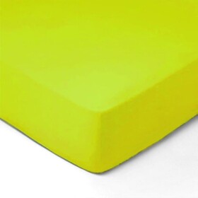 DekorTextil Dětské JERSEY prostěradlo jablečná zeleň ROZMĚR: (š/d/v) 70 x 140 x 20 cm
