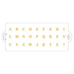 Decora stencil Abeceda