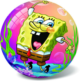 SpongeBob míč 14cm 10m+ 12ks v sáčku