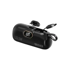 Forever MTB-100 5000 mAh 22.5W USB-C / Mini power banka / Kapacita 5000 mAh / Rychlé nabíjení 22.5 W / USB-C (GSM182135)