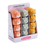 Miquelrius B2F - peněženka se zipem Cute Friends, mix motivů, 12 ks, displej, mix barev