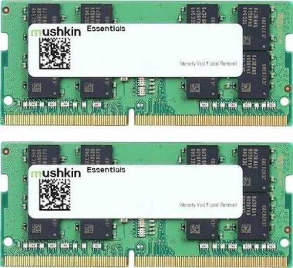 Mushkin Enhanced Essentials 32GB (2x16GB) 2933MHz SO-DIMM / DDR4 / CL21 / 1.2V (MES4S293MF16GX2)