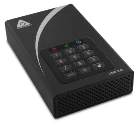 Apricorn Aegis Padlock DT Secure 6TB černá / Externí HDD / 3.5" / šifrování 256-bit AES / USB 3.0 (ADT-3PL256-6000)