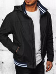 Pánská přechodná bunda s kapucí černá FashionStreet TX4378 L
