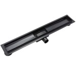 REA - Odtokový žlab 100 Pure Neox - matný černý REA-G6605