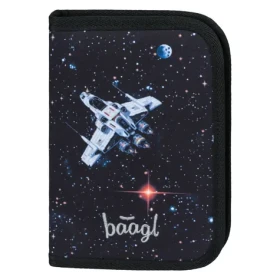 BAAGL Školní penál jednopatrový Pixel Space (A-34868)