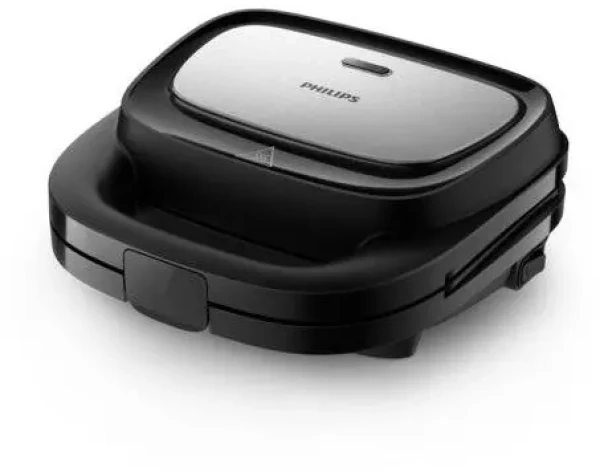 Philips HD2350/80 stříbrná / Toustovač / 750 W / 3 vyměnitelné plotýnky (HD2350/80)