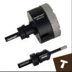 Bigstren Diamantová děrovací sada 5ks + adaptér