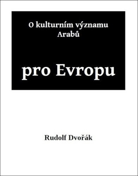 Kulturním významu Arabů pro Evropu