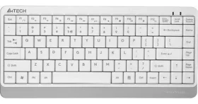 A4tech Fstyler FK11 bílo-šedá / Drátová klávesnice / USB / 75% / kabel 150 cm (A4TKLA47119)