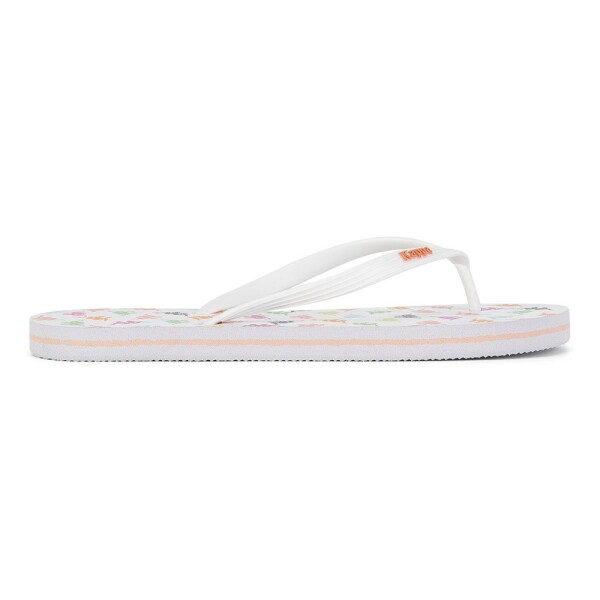 Pantofle Kappa 351C22W White - Pink Coral - Pink Fuchsia Syntetický materiál