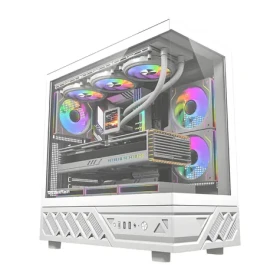 DarkFlash DS950 bílá / Počítačová skříň / Midi tower / ATX / tvrzené sklo / bez ventilátoru (DS950 WHT NoF)