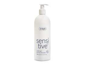 Ziaja Sensitive krémový mycí gel na obličej a tělo 400ml
