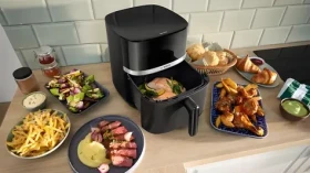 Bosch MAF462B0 Series 4 černá / Horkovzdušná fritéza / 6,1 l / 2050 W / Dotykový displej (MAF462B0)