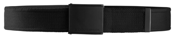 Opasek Canvas černý s černými detaily a přezkou (120 cm) vel, 33-42 Dunderdon Velikost: 33–42