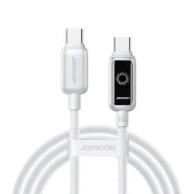 Joyroom S-A55 StarFlight Nabíjecí kabel USB-C (M) - USB-C (M) 100W 1.2m bílá (6956116767877)