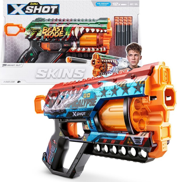 X-SHOT Skins Griefer s 12 náboji - Sparkys