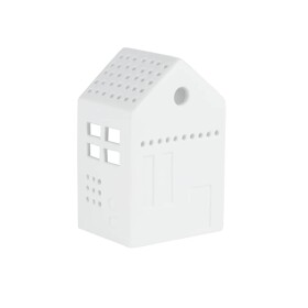 Räder Porcelánový svícen domeček Glimmer of Light, bílá barva, porcelán
