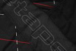 Pánský cyklistický dres Etape TEAM, černá/červená (elastický materiál, velikost 4XL)