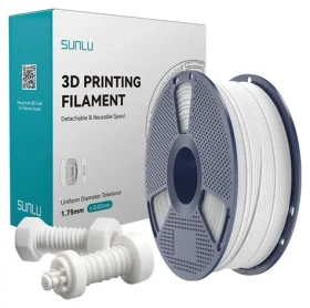 Sunlu Filament ABS High-Speed bílá / Struna pro 3D tiskárnu / ABS / 1 kg (ABS H-S W)