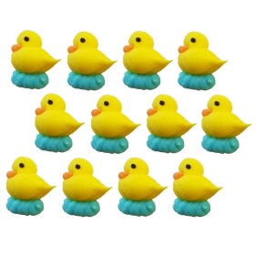 Fagoš Cukrové ozdoby Kačenky žluté 12 ks