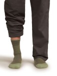 ICEBREAKER Mens Hike+ Medium Crew, Loden/Lichen velikost: 39-41,5 (S)