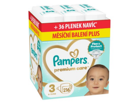 Pampers Premium Care, vel. 3, 216 ks