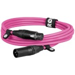 Omnitronic 30220903 XLR propojovací kabel [1x XLR zástrčka 3pólová - 1x XLR zásuvka 3pólová] 3.00 m červená