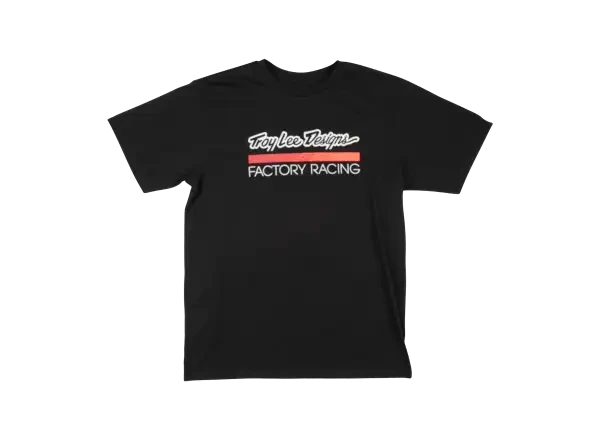 Troy Lee Designs Factory Racing pánské triko krátký rukáv Black/Red vel. M