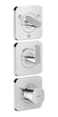 AXOR - Citterio C Termostatická baterie pod omítku, pro 3 spotřebiče, chrom 49711000