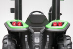 Mamido Dětský elektrický traktor s přívěsem BLT zelený