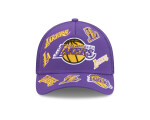 New Era Pánská kšiltovka Los Angeles Lakers NBA 9FORTY M-Crown A-Frame Trucker All Over