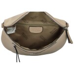 Trendy dámská koženková ledvinko-kabelka Genaida, béžová