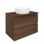 Koupelnová skříňka s krycí deskou SAT B-Way 59x50x45 cm ořech mat BWAY260NUTDESK BWAY260NUTDESK