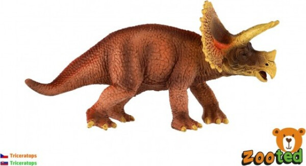 Triceratops zooted plast 20cm sáčku