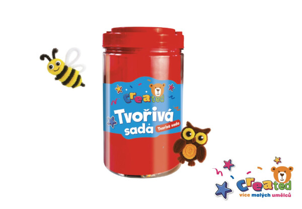 Tvořivá sada created v dóze