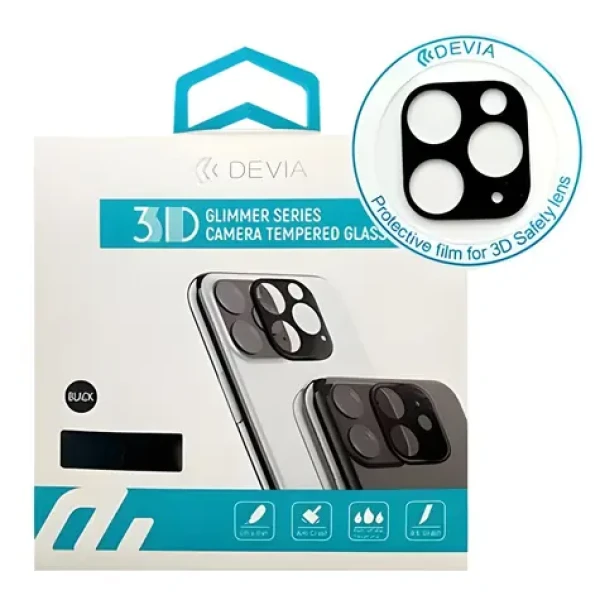 Devia Glitter Soft 3D pro Apple iPhone 11 Pro/11 Pro Max / Ochranné sklo / Třpytivé (6938595334337)
