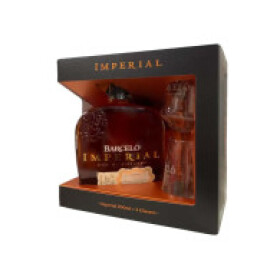 Ron Barcelo Imperial Rum 38% 0,7 l (dárkové balení 2 skleničky)