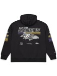 Mitchell & Ness Pánská mikina Baltimore Ravens NFL Triple Check Hoodie Velikost: XL