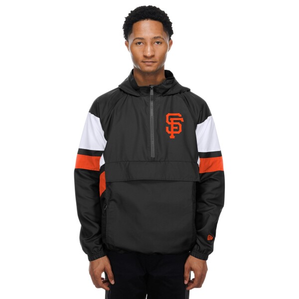 New Era Pánská bunda San Francisco Giants MLB Quarter Zip Windbreaker Velikost: S