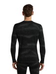 ICEBREAKER Mens Merino 260 Tech Vertex LS Crewe Chillwav, Black/Obsidian/J (vzorek) velikost: M
