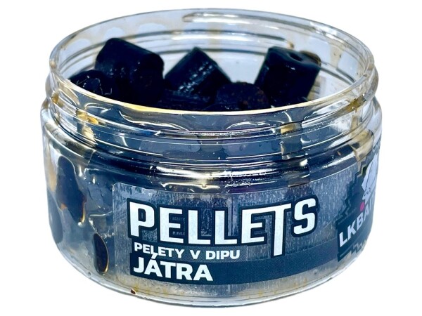 LK Baits Pelety v dipu Játra 60g - 17mm,LK Baits Pelety v dipu Játra 60g - 17mm